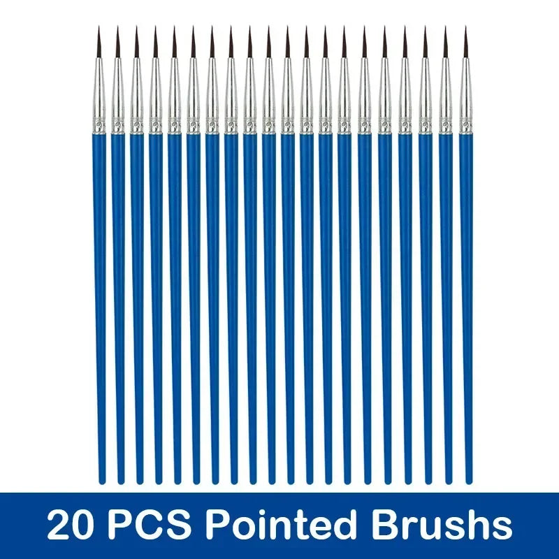 10/20/50Pcs Paint Brushes Set