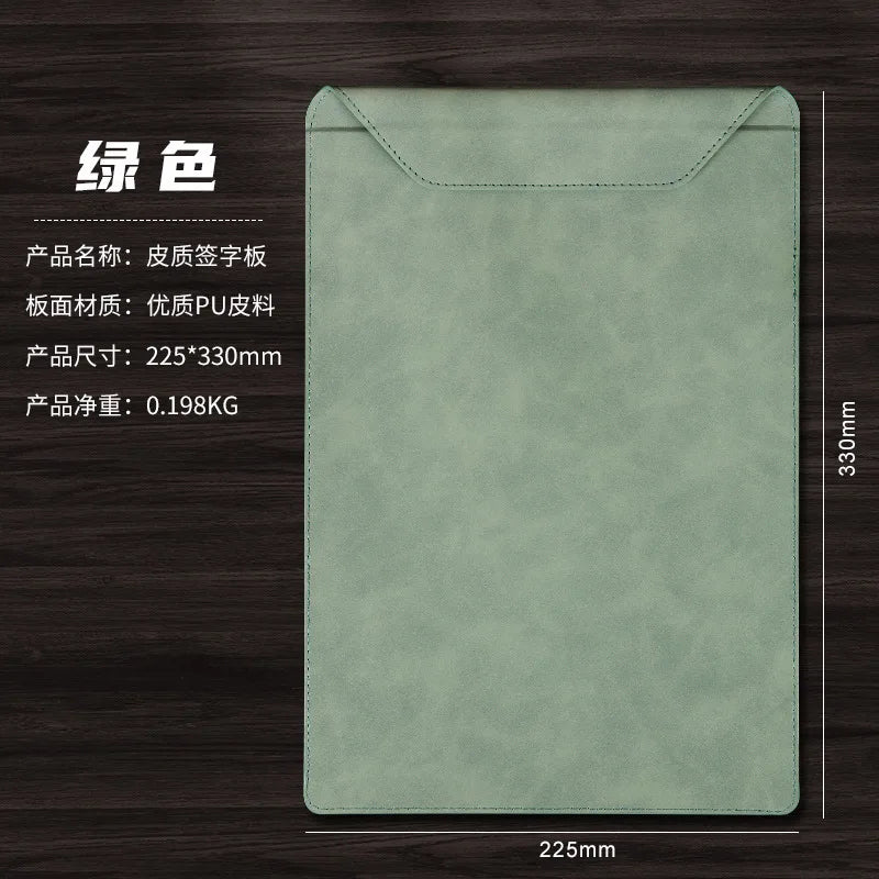 Business Leather A4 Paper File Folder Clipboard