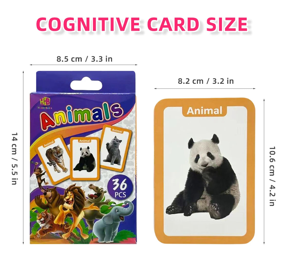Animal letter flashcards