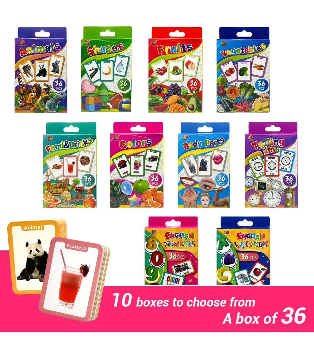Animal letter flashcards
