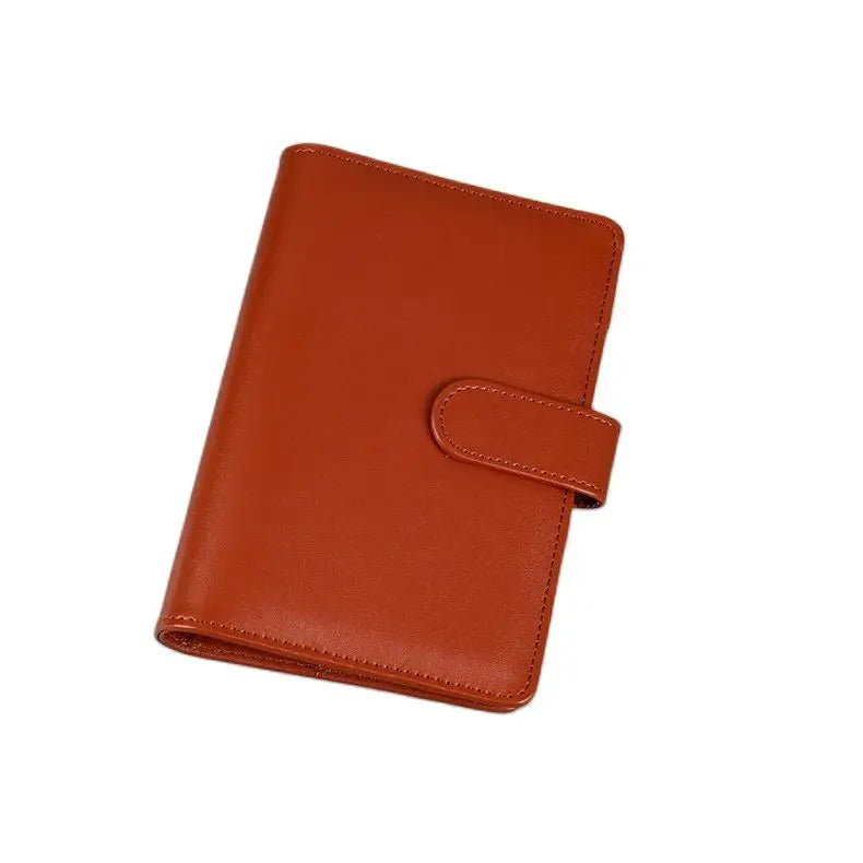 Macaroon Color A6/A5 PU Leather DIY Binder Notebook Cover