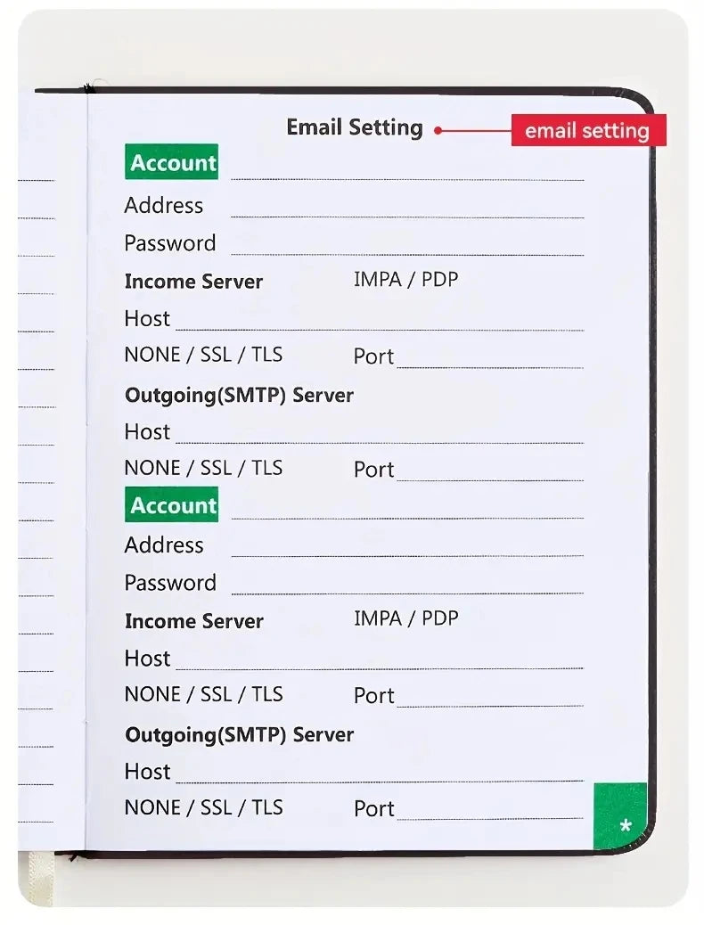 Password Keeper Book With Alphabetical Tabs
