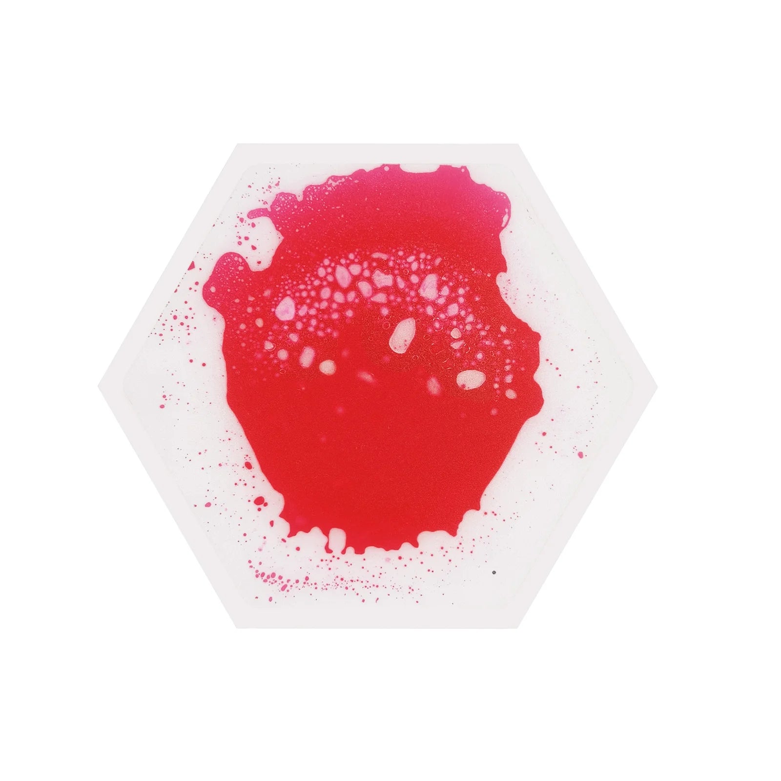 Thickened Hexagon Flowing Liquid Flooring