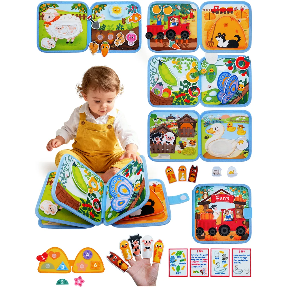 Giraffe Busy Book Preschool Learning