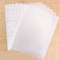 EAGLE A4 100 Pack Clear 11-Hole Waterproof Sheet Protectors