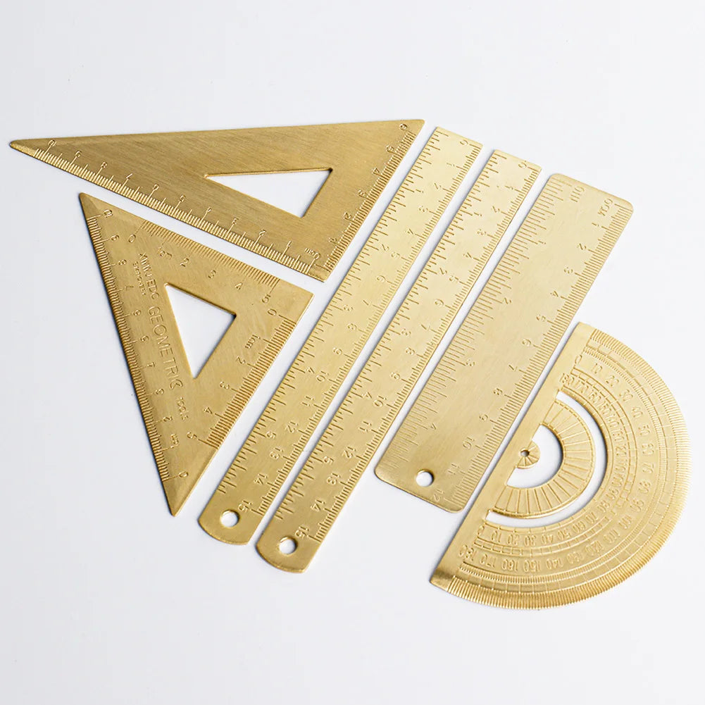 Creative Metal Brass Math Utensils