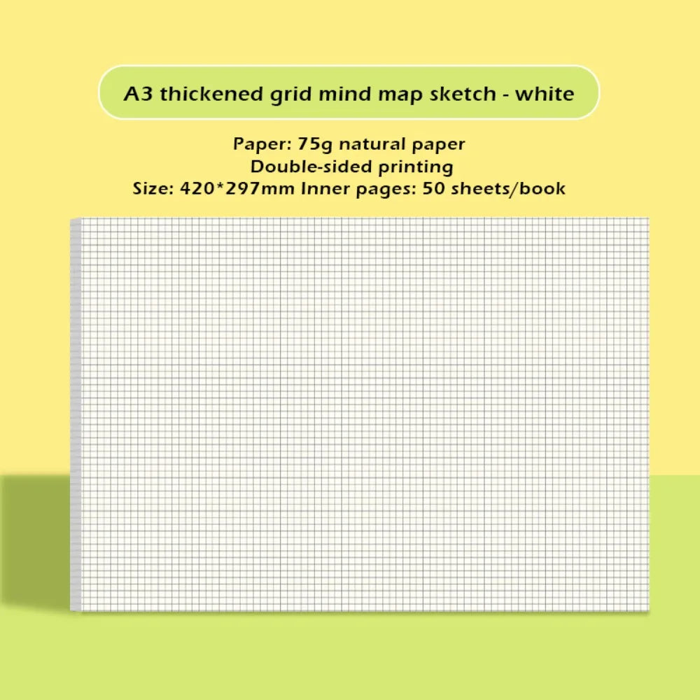 Simplicity A3 A3 Map Planning Draft Paper Notebook
