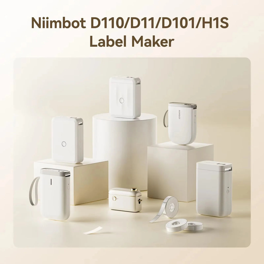 Niimbot D110 Label Sticker White Waterproof Anti-Oil Labels