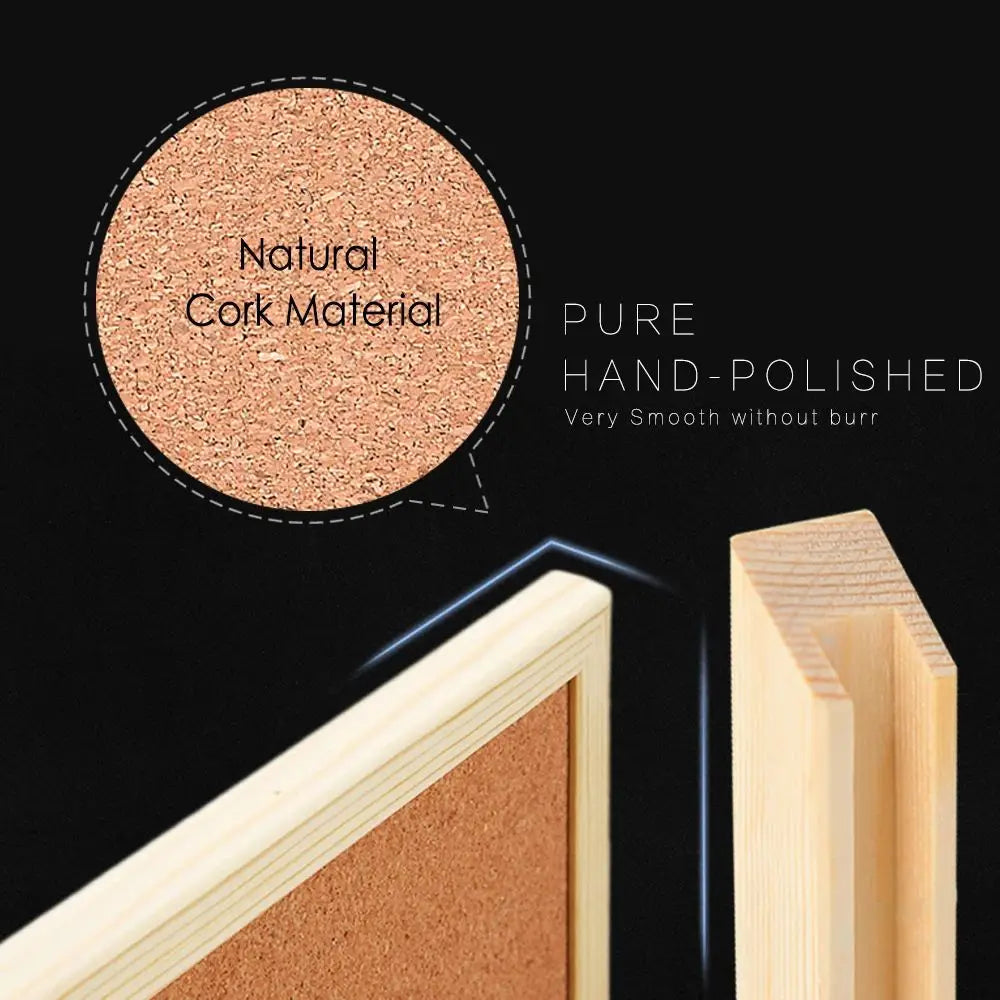 Wooden Cork Board Decoration