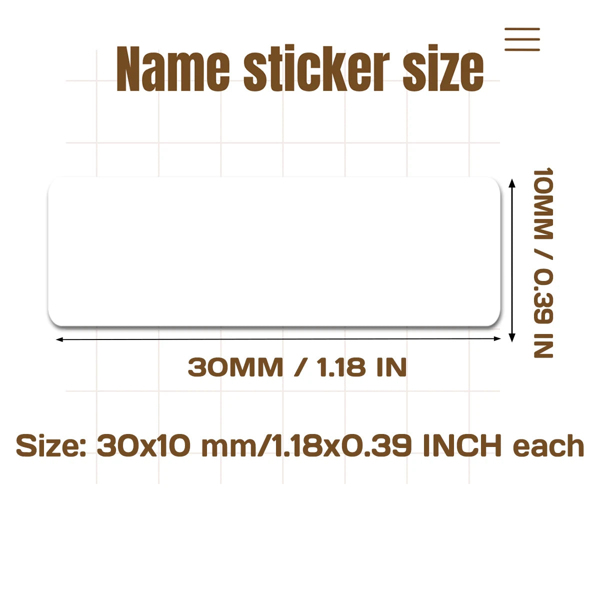 Custom Waterproof First Name Label