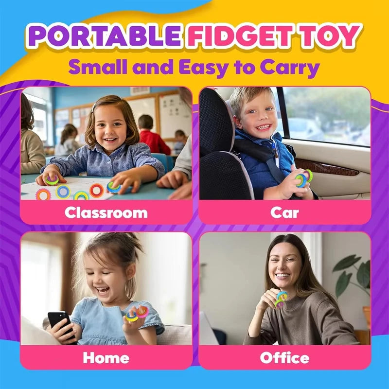 Rotating Fidget Ring Sensory Finger Spinners