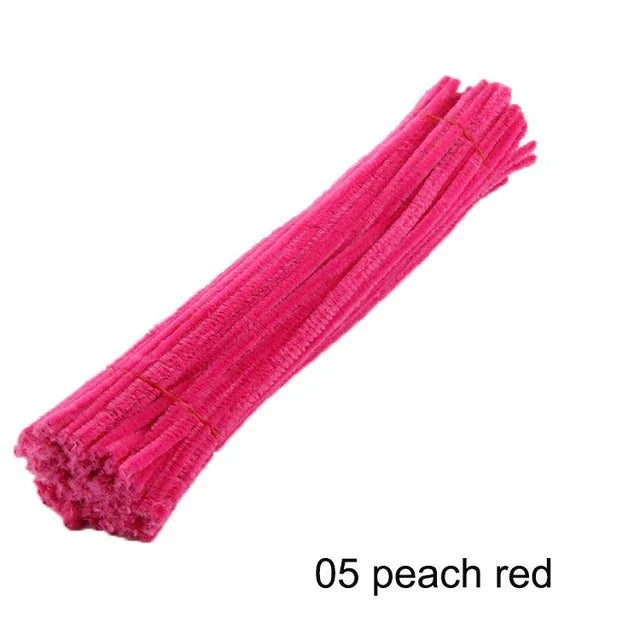 100Pcs Multicolor Pipe Cleaners