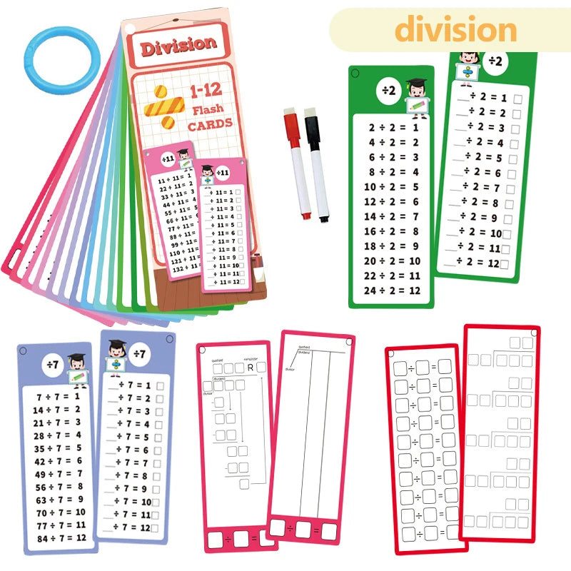 Math Training Cards 15pcs