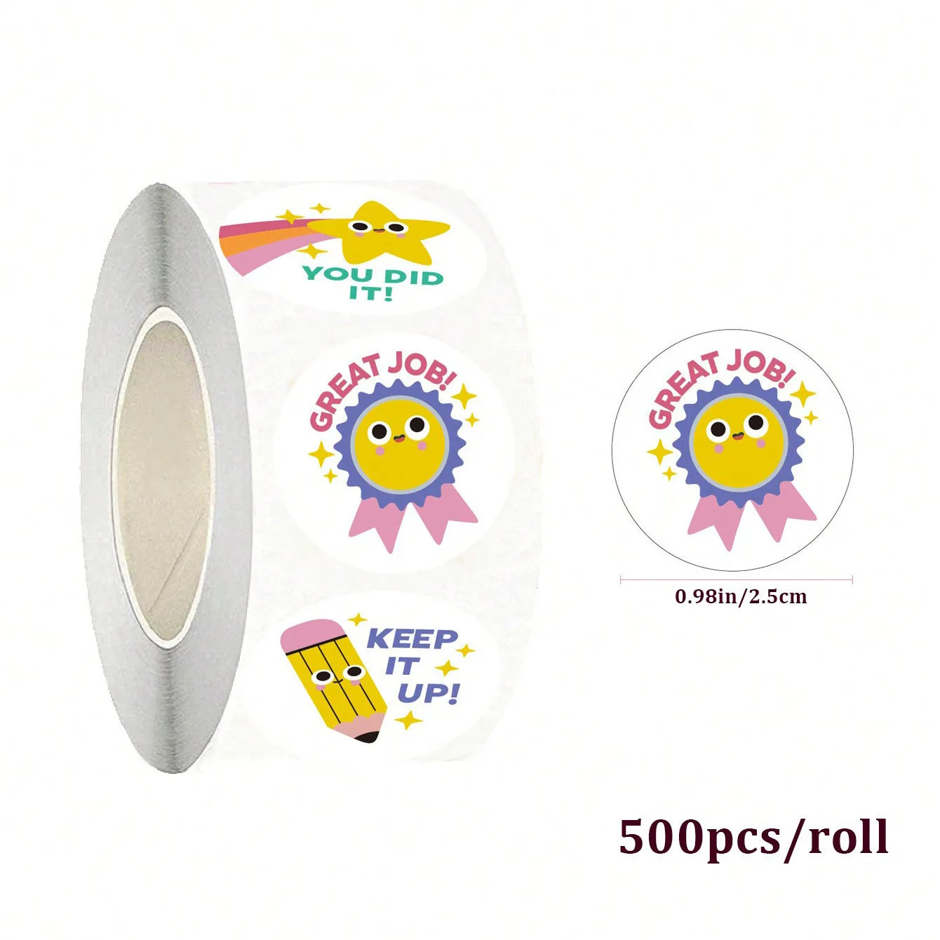 100-500pcs Cute Star Stickers