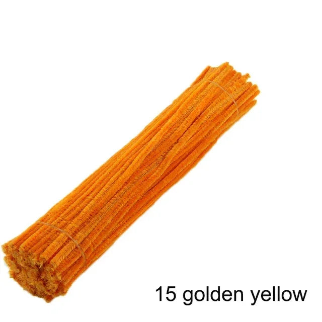 100Pcs Multicolor Pipe Cleaners