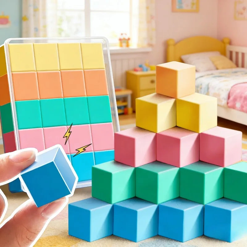 Non Magnetic Cube Teaching Aid