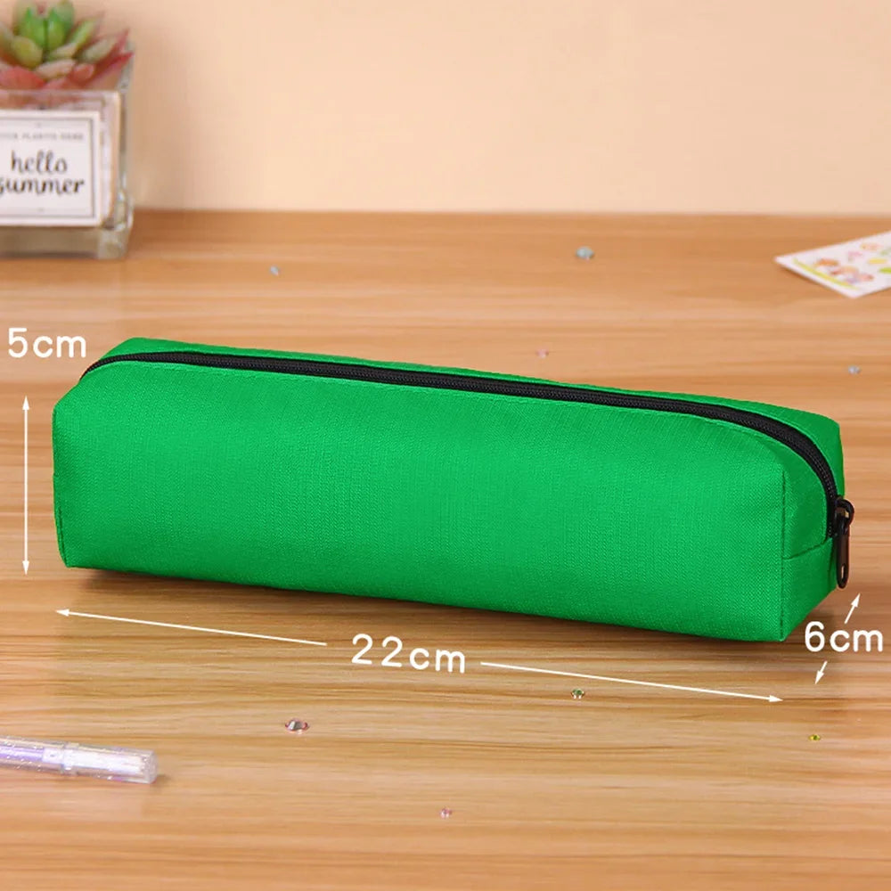 Solid Color Simple Pencil Bags