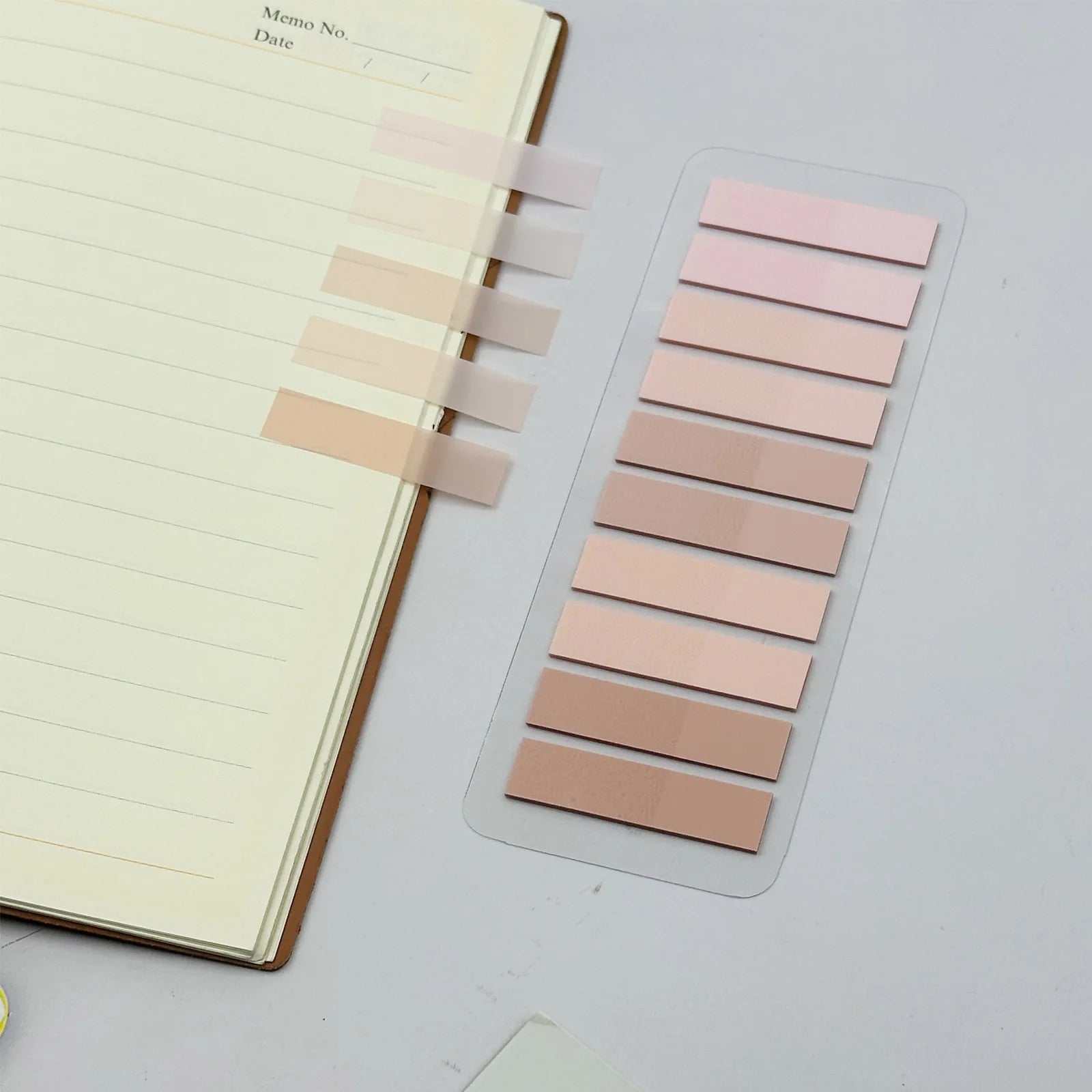 200Pcs Color Stickers Transparent Index Tabs