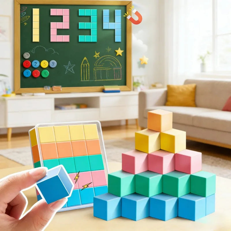 Non Magnetic Cube Teaching Aid