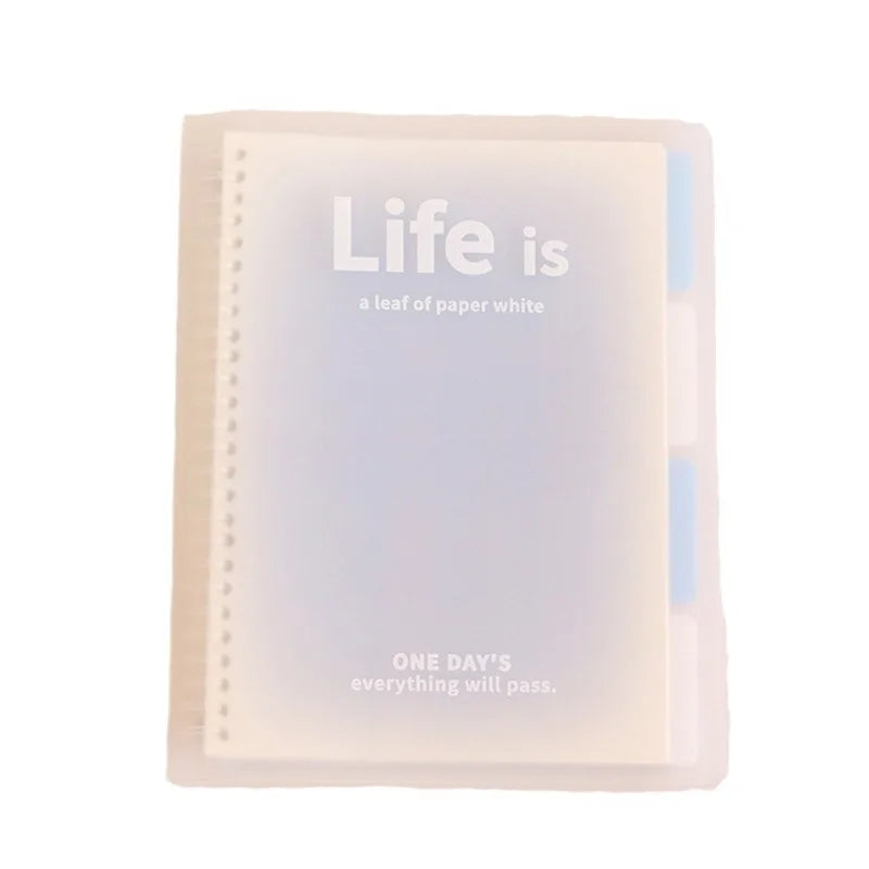 B5/A5 Loose-Leaf Notebook 60 Sheets Binder
