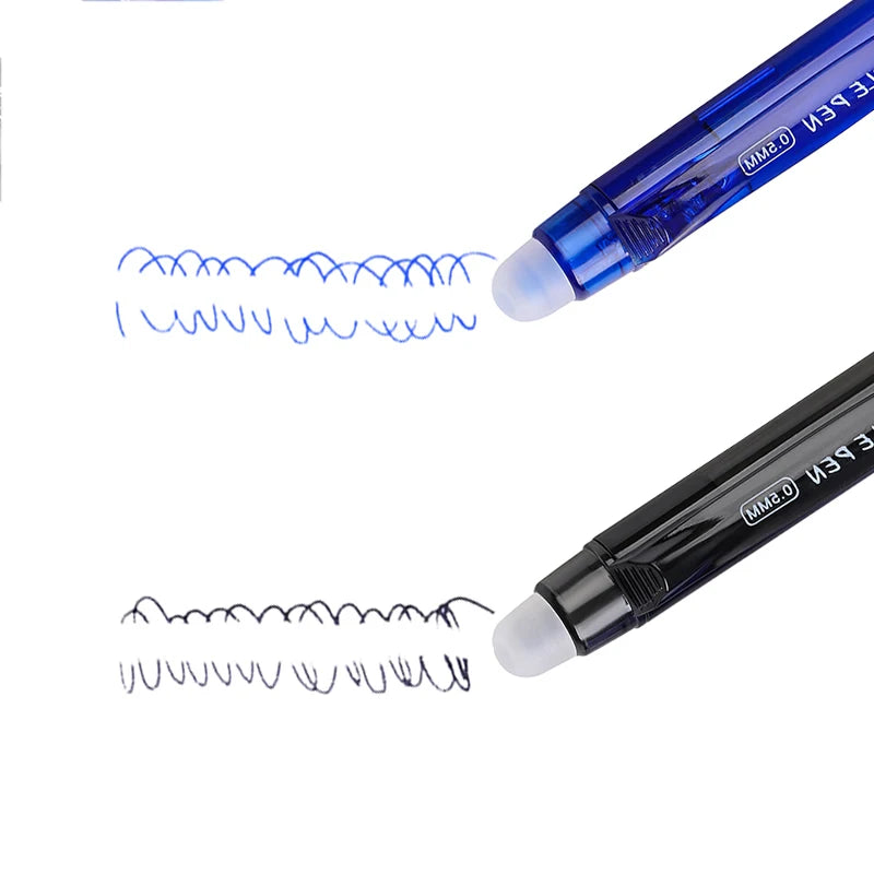 0.5mm High-Capacity Erasable Gel Pen Set