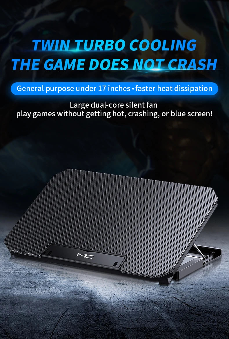 Q100 17inch Gaming Laptop Cooler Fan