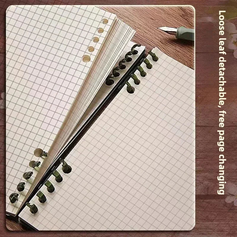 B5 Sketchbook Loose Leaf Checkered Book