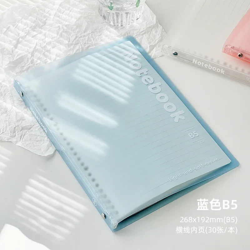 A5/B5 Binder Notebook Loose Leaf 30 Sheets