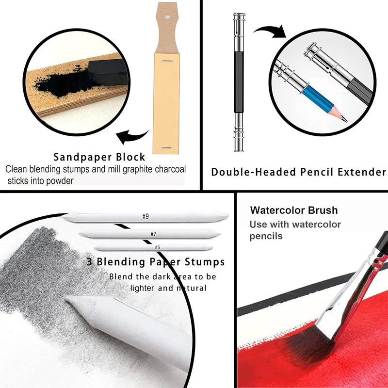 KALOUR Pro Sketching Pencil Set