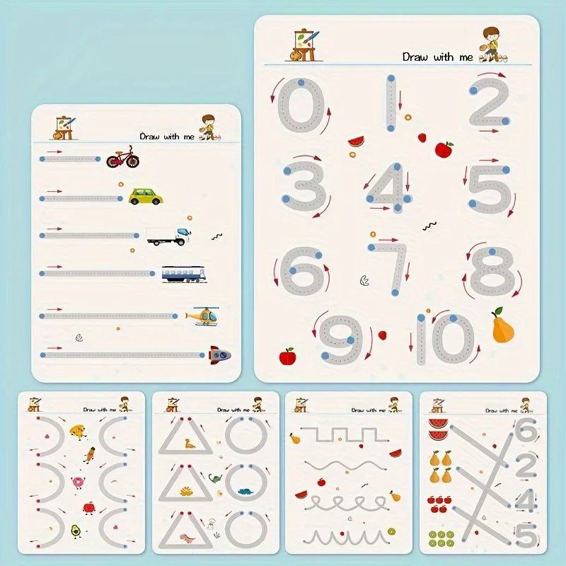 34-Page Reusable Magic Tracing Workbook