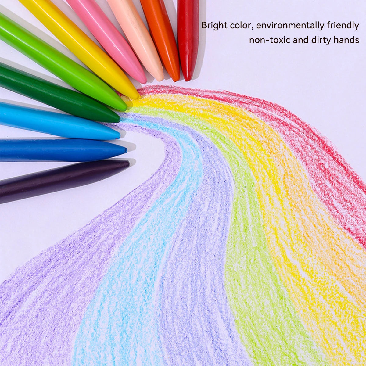 Non-dirty Hand Plastic Crayons
