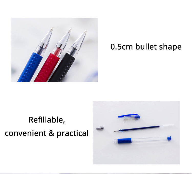 Gel Bullet Tip 0.5mm Pen Set