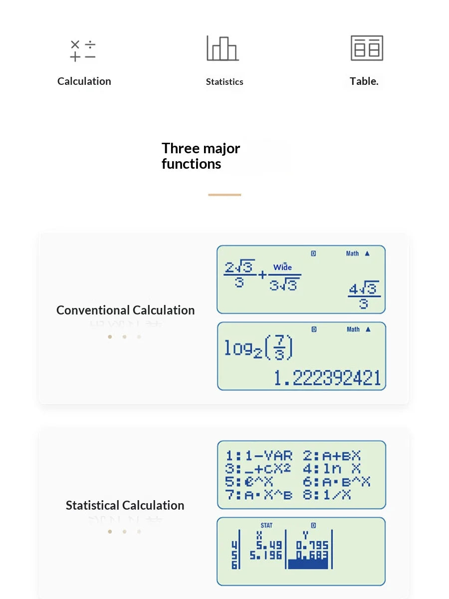 Casio Genuine FX-82ES Multifunction Scientific Calculator