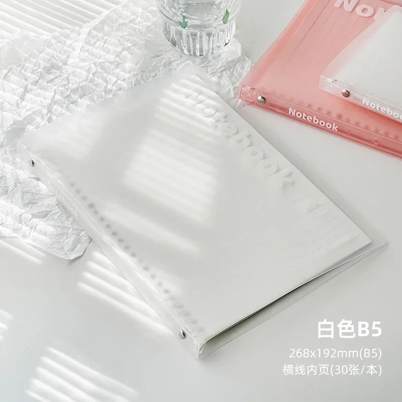 A5/B5 Binder Notebook Loose Leaf 30 Sheets