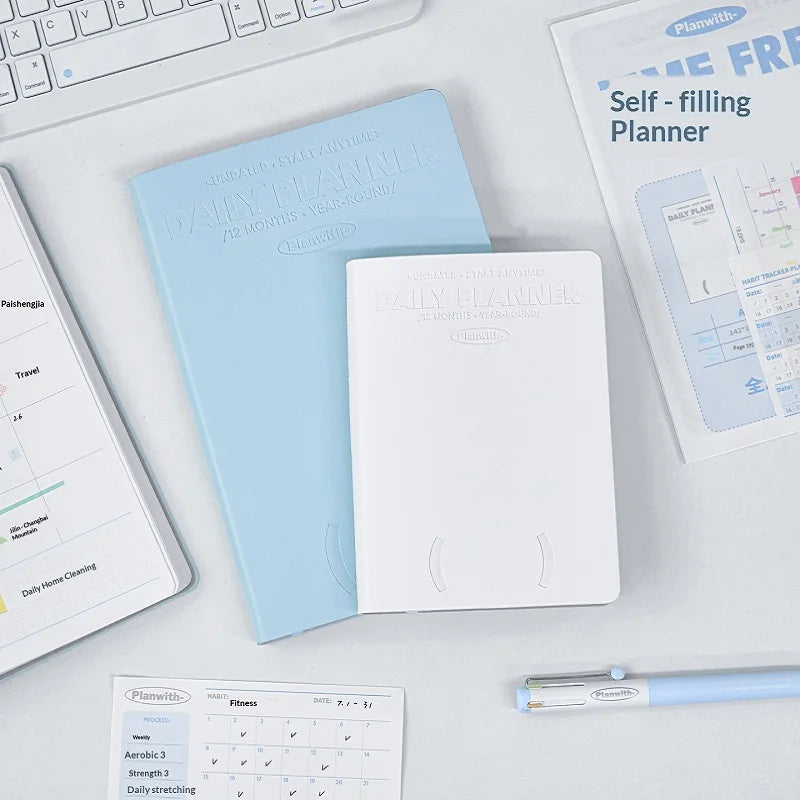 2026 Plan with Daily Agenda Weekly Plan Book