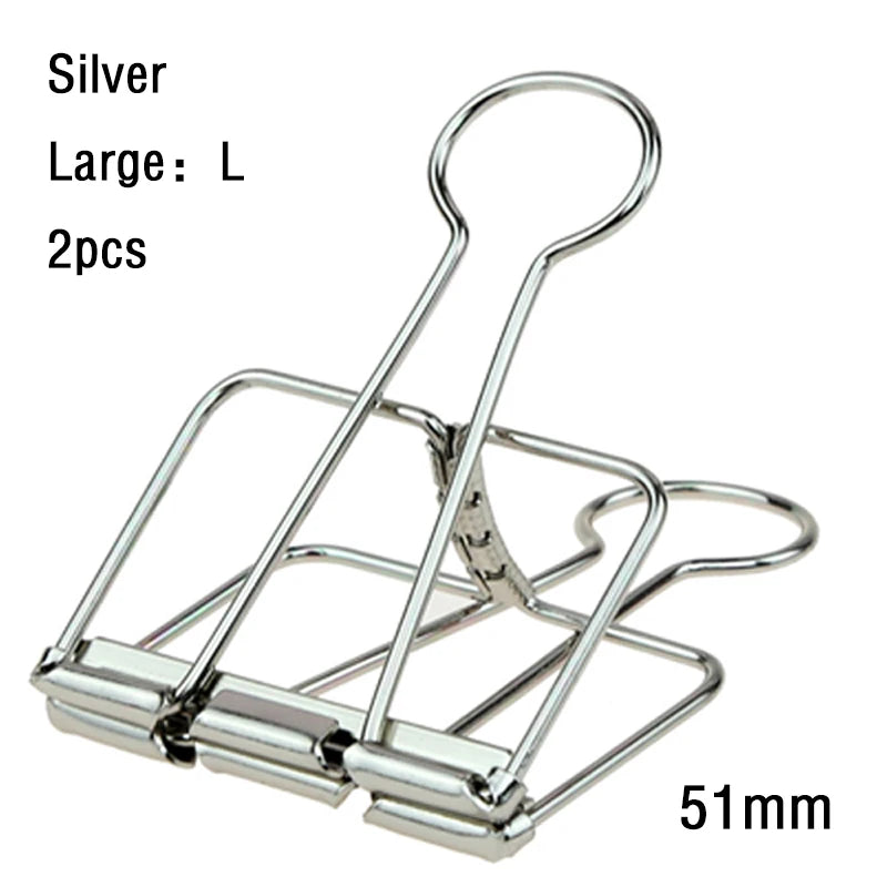 2-10 Pcs Binder Clips Page Holders