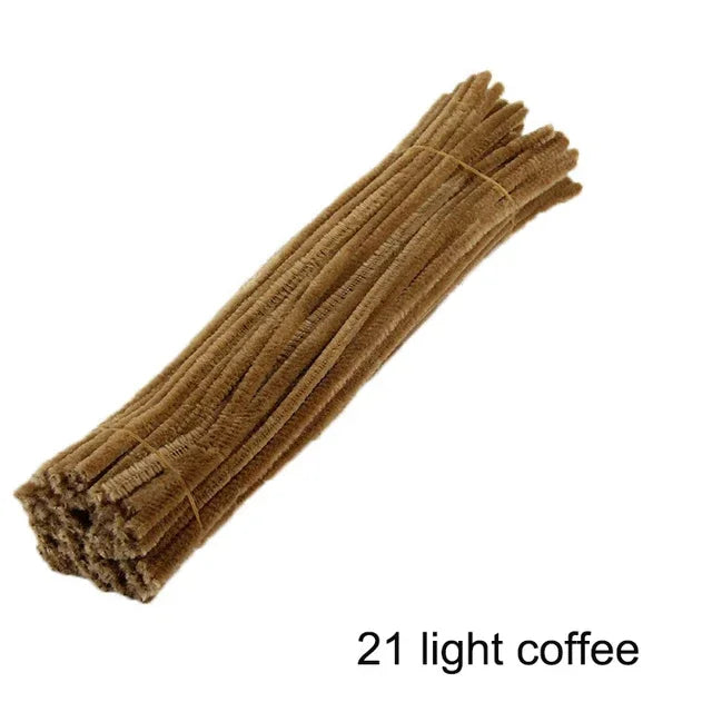 100Pcs Multicolor Pipe Cleaners