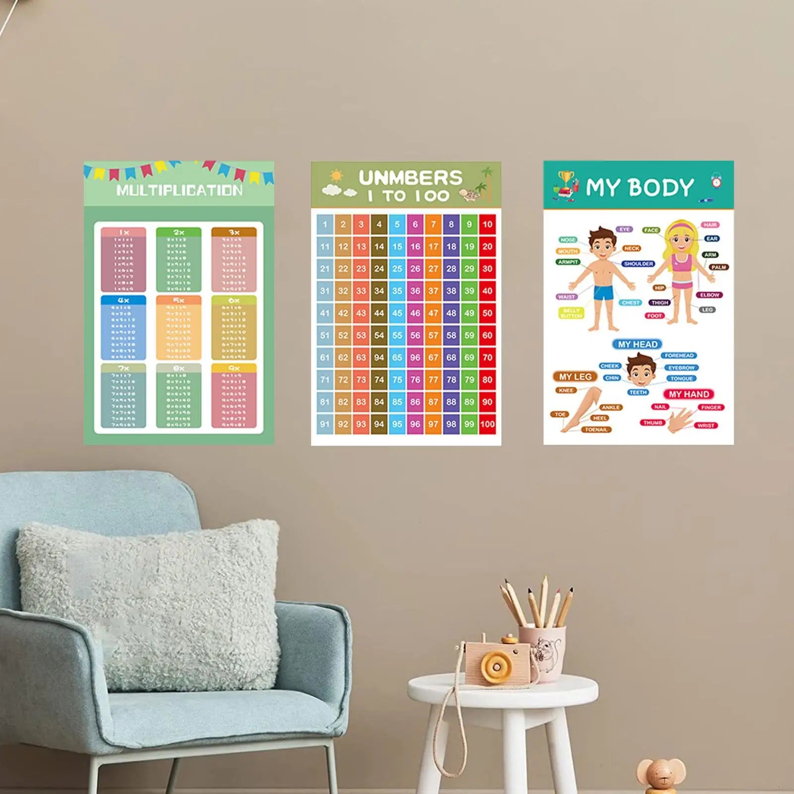 Preschool Learning Posters