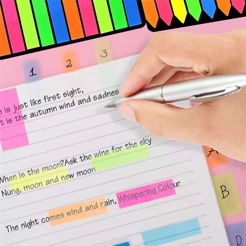 Bright Colors Arrow Flag Tabs