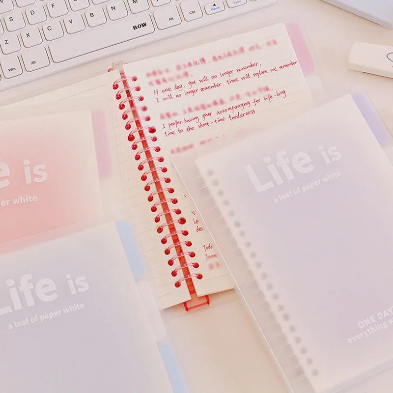 B5/A5 Loose-Leaf Notebook 60 Sheets Binder