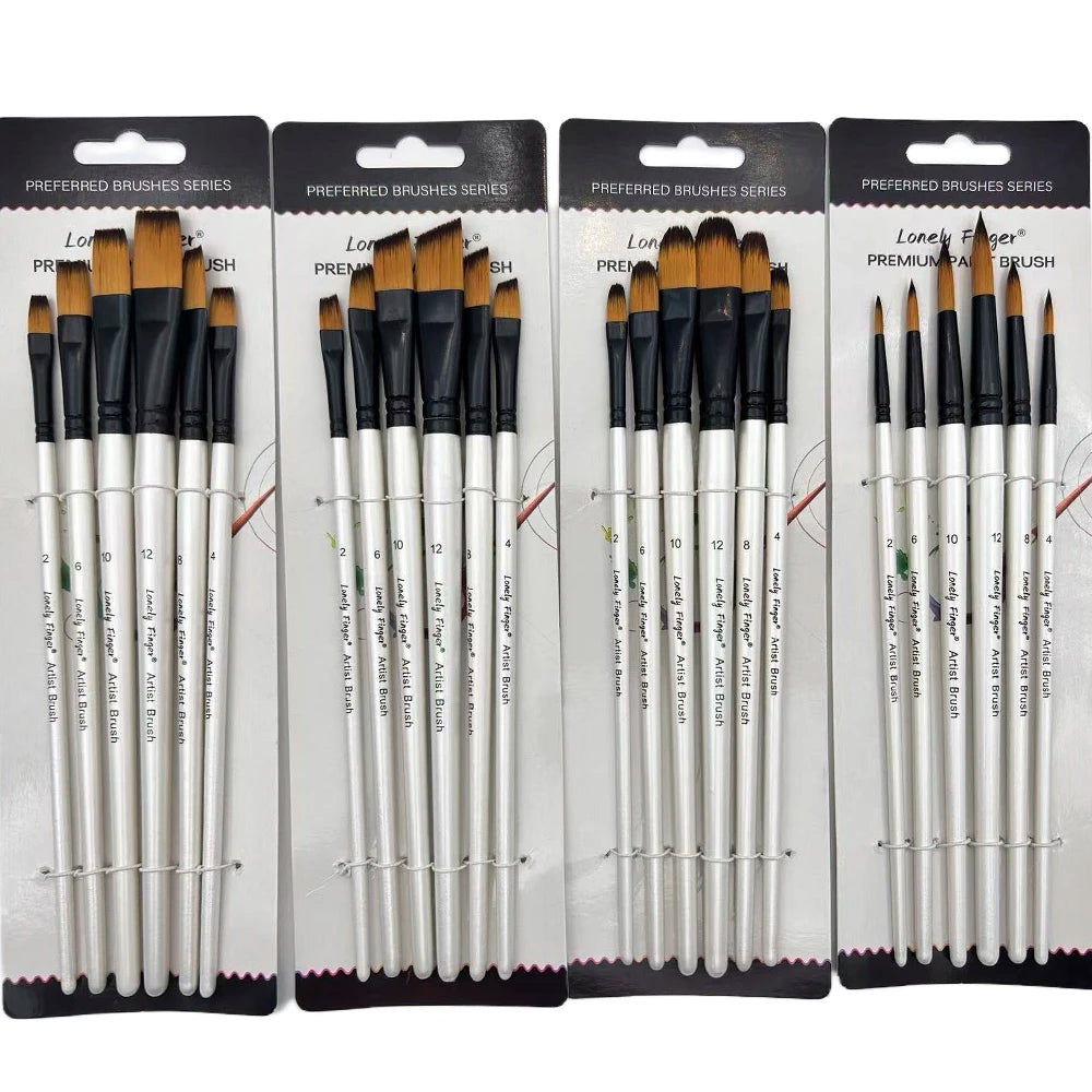 6pcs Paint Brushes Set