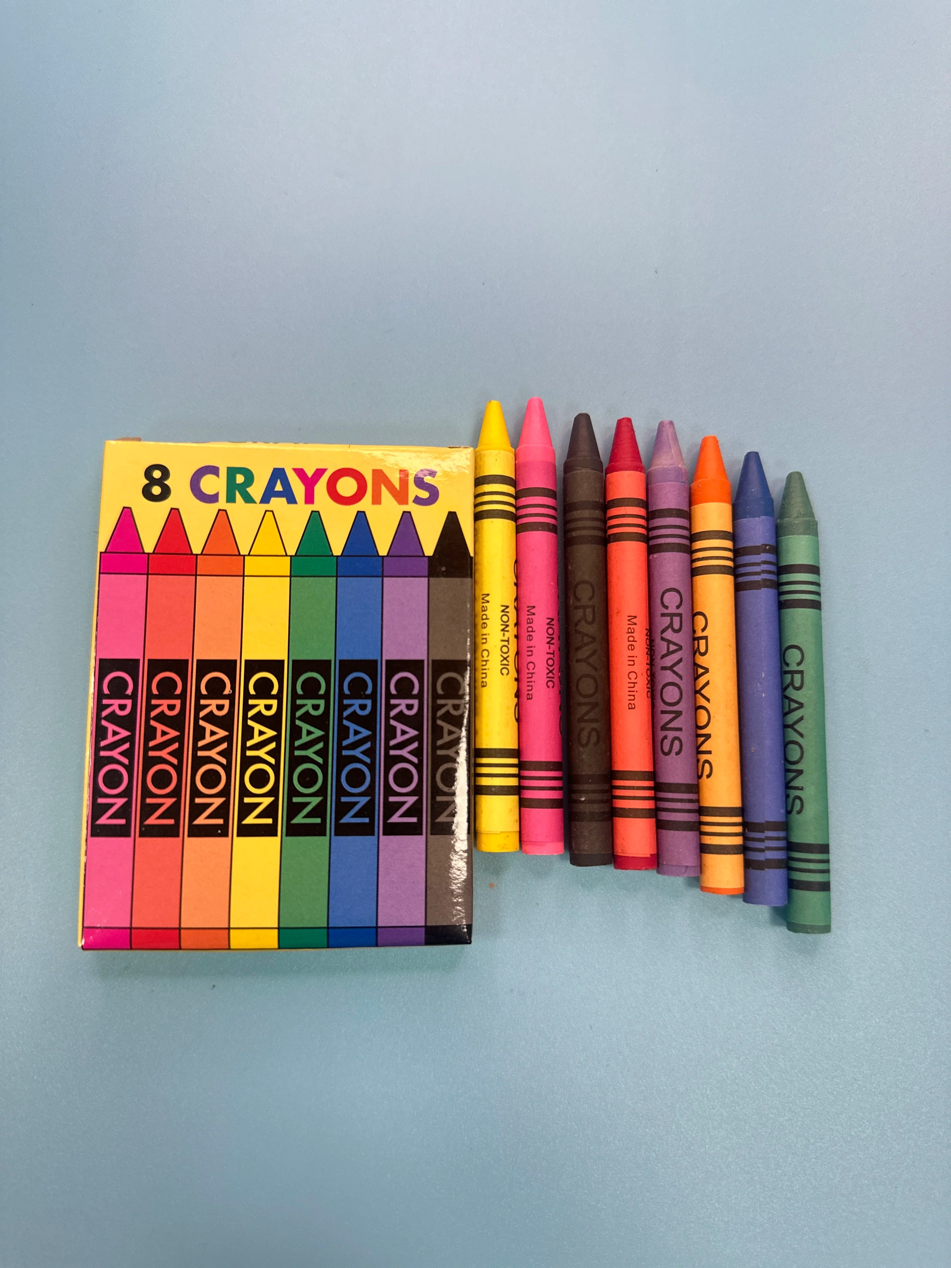 8-Pack Drawing Crayons