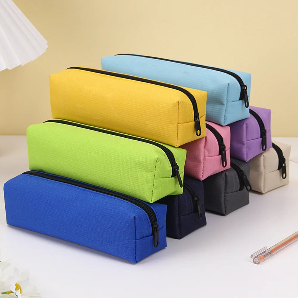 Solid Color Simple Pencil Bags