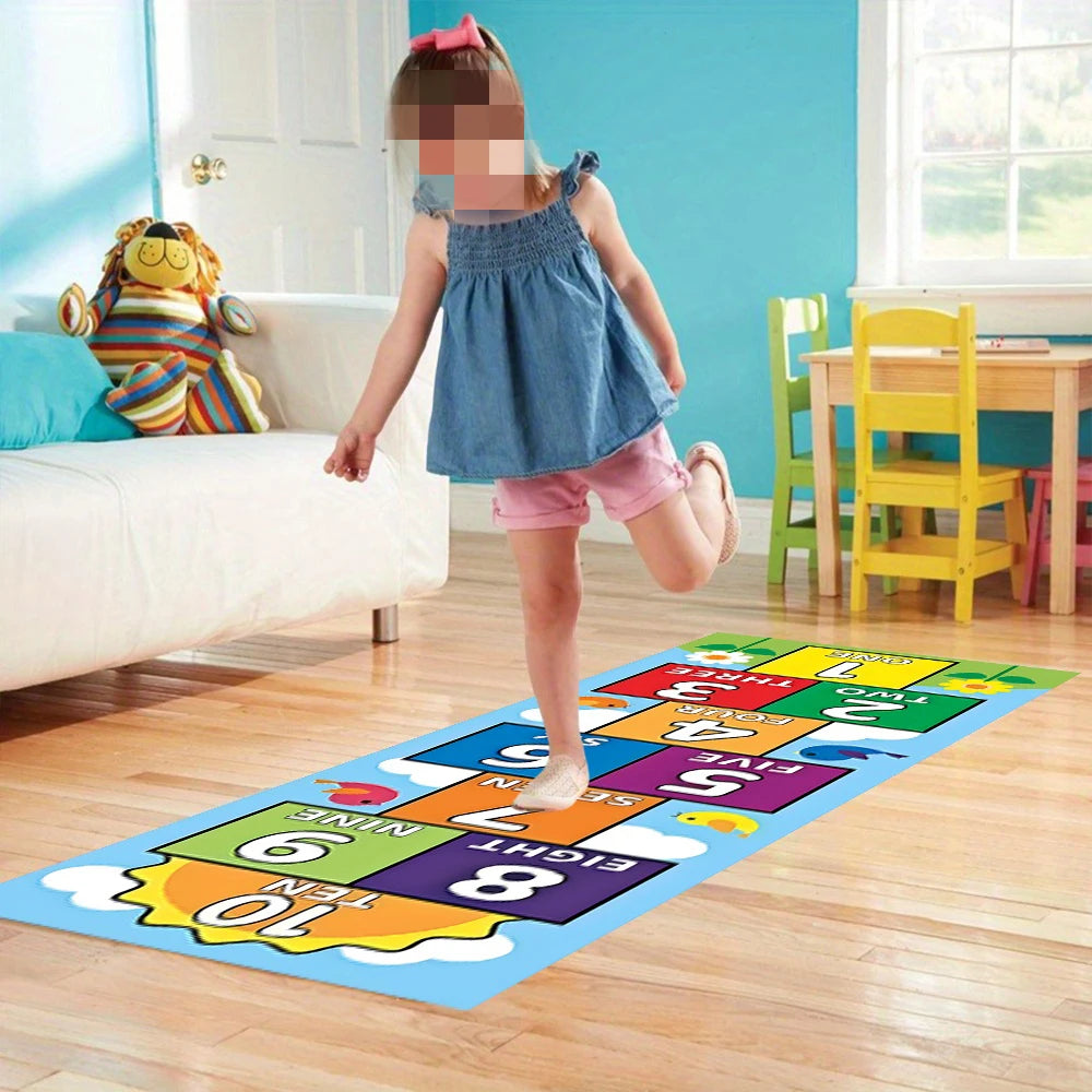 Colorful Hopscotch Game Mat