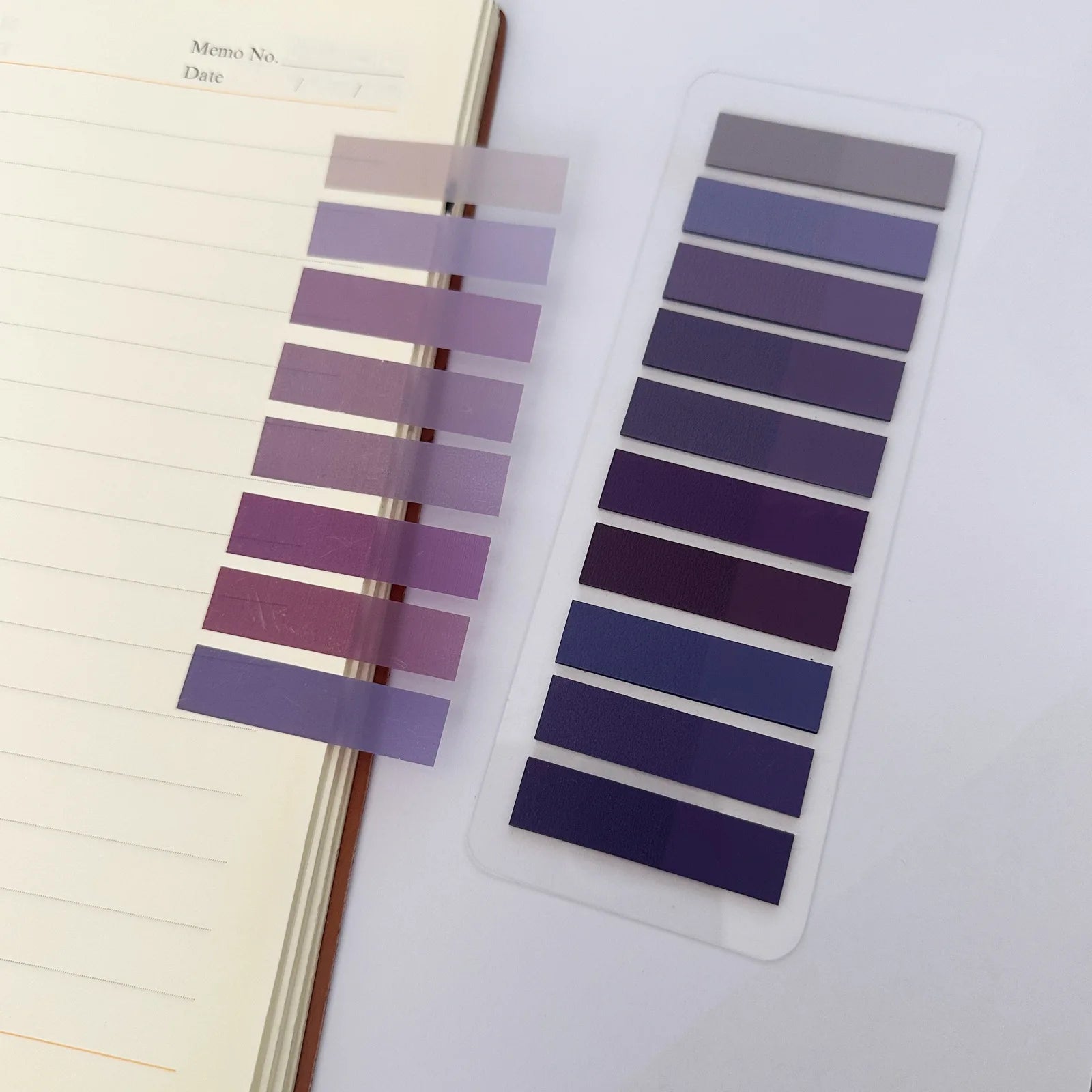 200Pcs Color Stickers Transparent Index Tabs