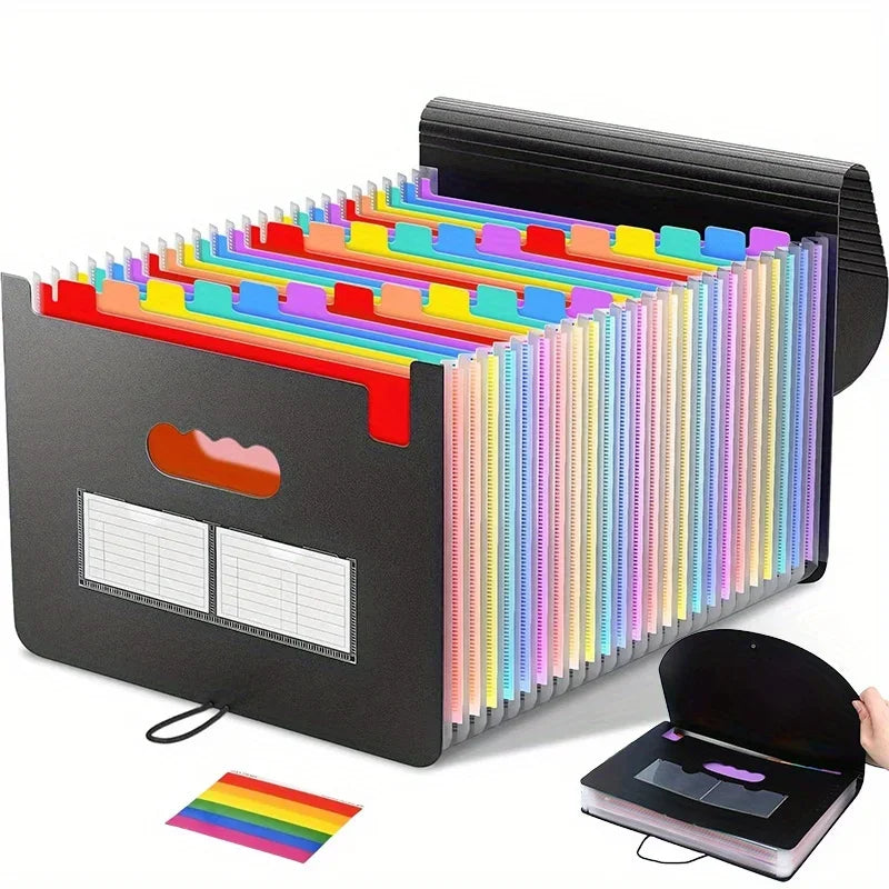 Plastic Accordion Folder Storage Bag