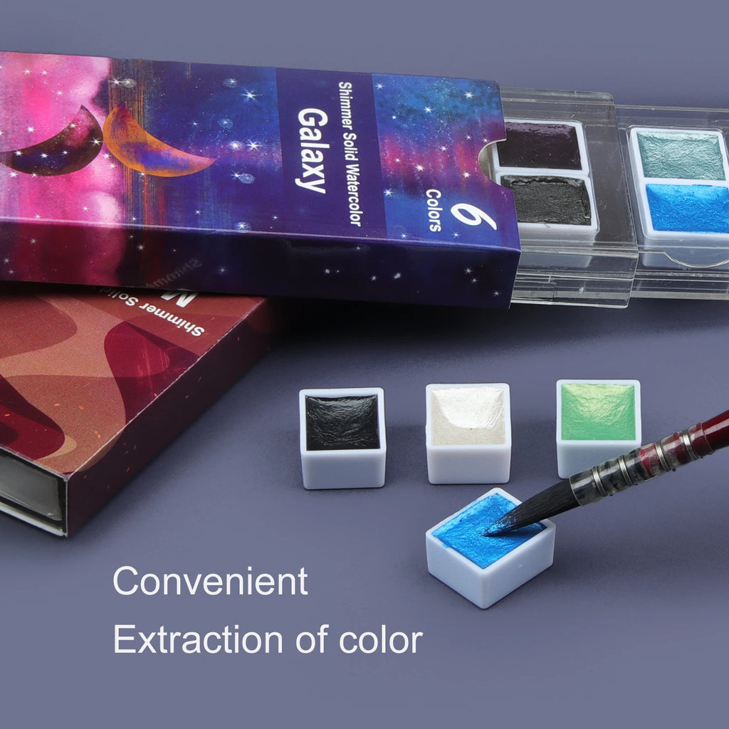 Seamiart 6/12 Watercolor Paint Set
