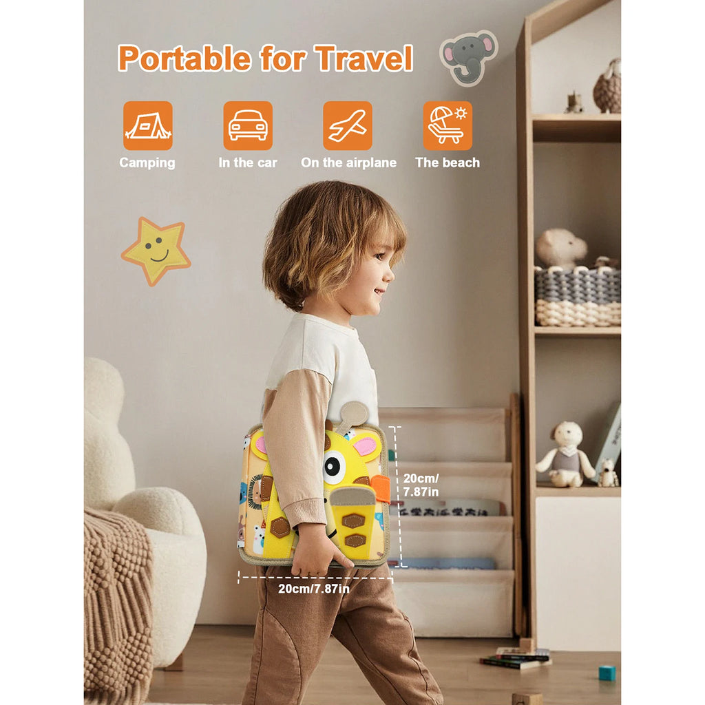 Giraffe Busy Book Preschool Learning