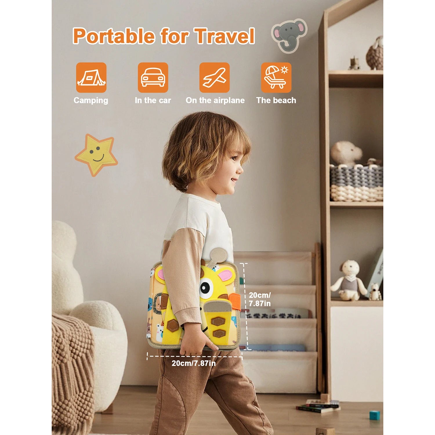 Giraffe Busy Book Preschool Learning