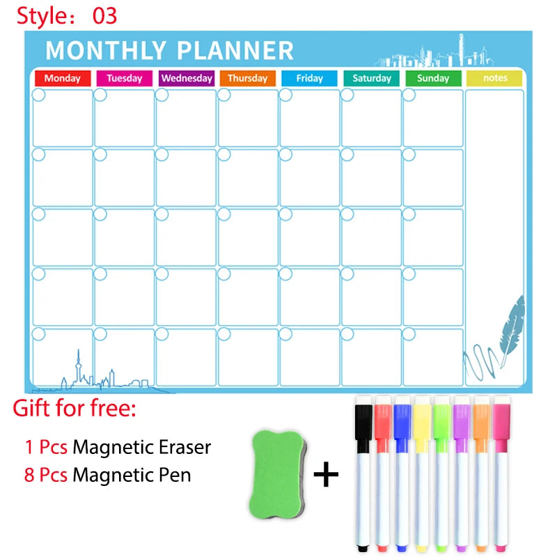 Magnetic Weekly Monthly Planner